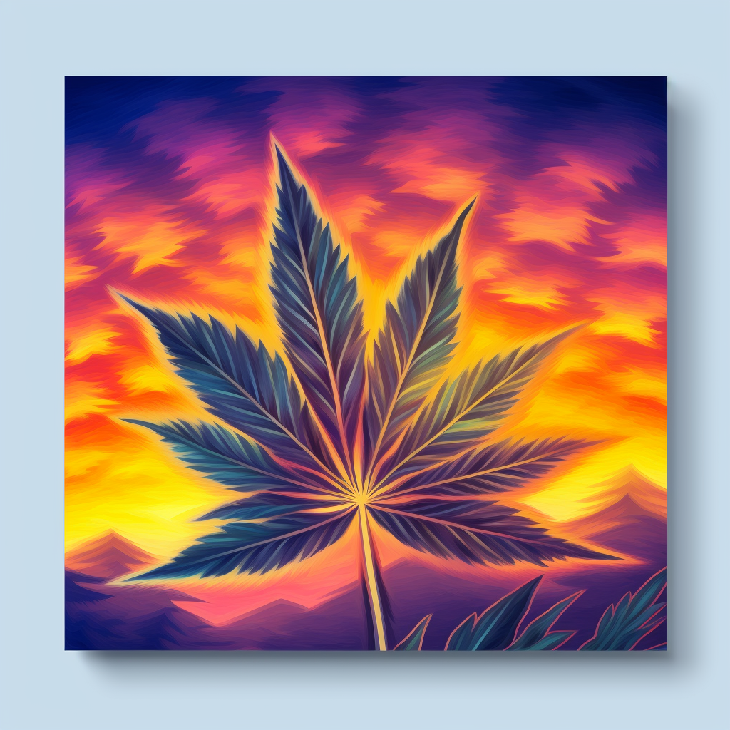 leaf psychedelic